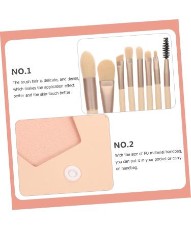 POPETPOP Cosmetic Brush 5 Sets Travel Makeup Brushes Lip Brush Women Makeup Supplies Makeup Brush for Women Cosmetology Kit Travel Kits for Women Portable Powder Brush Miss Aluminum Tube - Buy Online on GoSupps.com