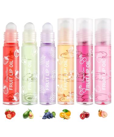 6-Piece Lip Gloss & Lip Oil Set - Nourishing Non-Sticky Long-Lasting Moisturizer for Dry Chapped Lips - International Shipping Available - Buy Online on GoSupps.com