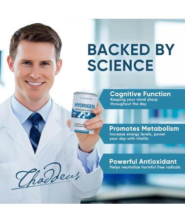 Hydrogen Tablets for Drinking Water | 8 PPM Molecular H2 Tablets with Magnesium | Supports Energy Metabolism & Brain Function | 120 Tablets Non-GMO Gluten Free 120 Count (Pack of 1) - Buy Online on GoSupps.com