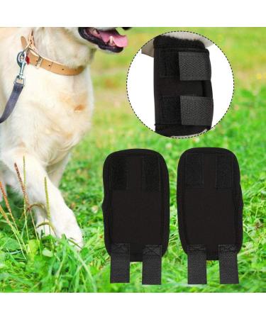 Dog Knee Pads 1 Pair Dog Knee Pads Pet Knee Brace Surgical Wound Protector for Body Injuries(S) - Buy Online on GoSupps.com
