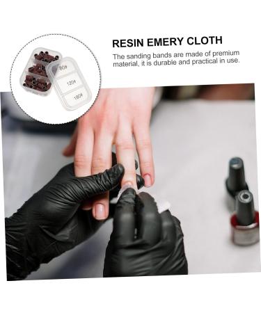 POPETPOP 1 Box boxed manicure circle nail sanding bands nail art accessories manicure tools pedicure tools Manicure Grinding bands Nail Head Accessories Nail Polishing Accessory gel 1.27x0.8cm Brown - Buy Online on GoSupps.com