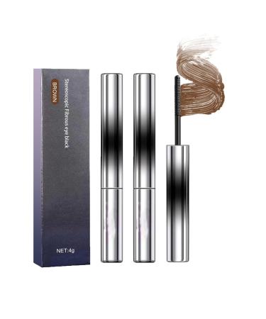 Just Doll Curling Iron Mascara Jully Doll Mascara Judy Dahl Mascara Curling Iron Mascara Metal Mascara Wand 3D Curling Eyelash Iron Mascara Bristle Less Iron Brush Mascara (B-Brown)