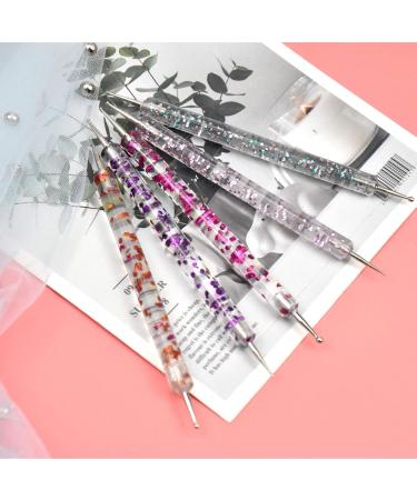 Doryum 5Pcs Nail Dotting Pen Dotting Painting Pen Polish Carving Tool Nail Art Dotting Tool Nail Polish Paint Manicure Dot Nail Art Set for Gel Polish Decoration - Buy Online on GoSupps.com