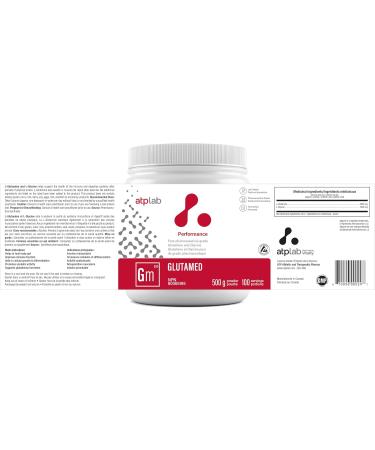 ATP LAB Glutamed 500g - Pure Pharmaceutical-Grade Glutamine & Glycine | Optimal Recovery Supplement International Shipping - Buy Online on GoSupps.com