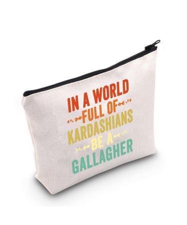 LEVLO Zippered Cosmetic Bag for Friends Family Shameless TV Show Be A Gallagher