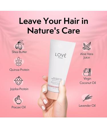 Love Hair Nourishing Hair Mask - Hydrating & Restoring | Suitable for All Hair Types | Paraben & Sulfate-Free | 100% Natural & Vegan | Cruelty-Free - Buy Online on GoSupps.com