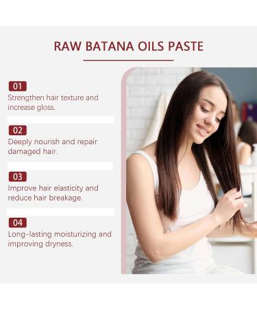  blmcoos Raw Batana Oil Paste Batana Oil for Hair Growth Hair Mask for Dry Damaged Hair Hair Loss Prevention Split Ends Repair (3) - Buy Online on GoSupps.com