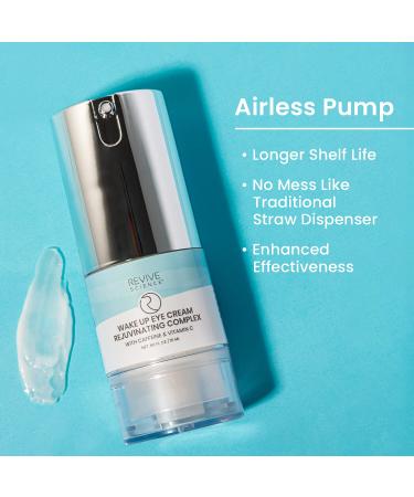 Revive Science Eye Cream - Anti-Aging Under Eye Treatment for Dark Circles, Puffiness & Wrinkles with Collagen & Caffeine (0.5 Fl Oz) - Buy Online on GoSupps.com