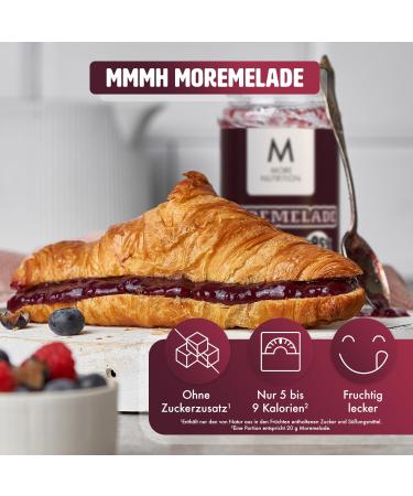Buy MORE NUTRITION Moremelade 4x240g - Raspberry Blueberry Light Fruit Spread | International Shipping Available - Buy Online on GoSupps.com