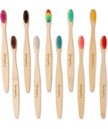 12 pack bamboo toothbrush for a sustainable smile.