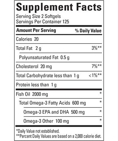 Nature Made Fish Oil 1000 mg - 250 Softgels | Omega-3 Supplement for Heart Health - Buy Online on GoSupps.com