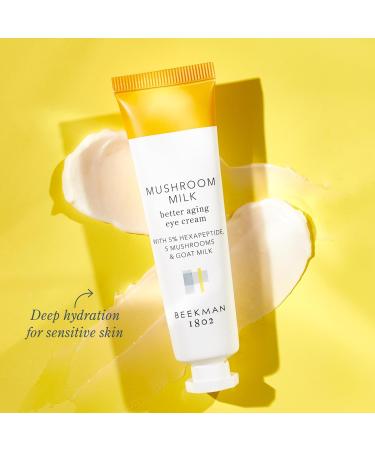 Beekman 1802 Mushroom Milk Better Aging Eye Cream (0.68 fl oz) + Bloom Cream Daily Face Moisturizer (1.69 fl oz) - Good for Sensitive Skin - Cruelty Free - Buy Online on GoSupps.com