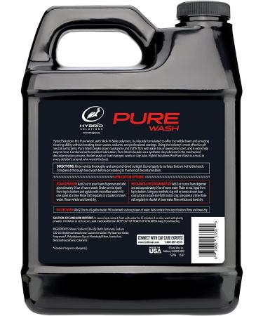 Turtle Wax Pro Pure Wash - Extreme Foaming Car Wash Formula 64oz Black - Buy Online on GoSupps.com