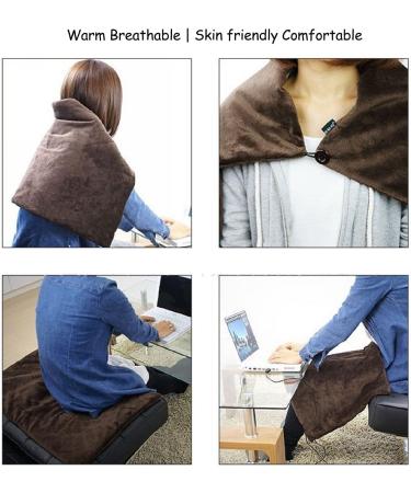 Portable Heated Shoulder Pad - USB Adjustable Hot Compress with 3 Levels | Breathable Shoulder Bandage for Pain Relief - Buy Online on GoSupps.com