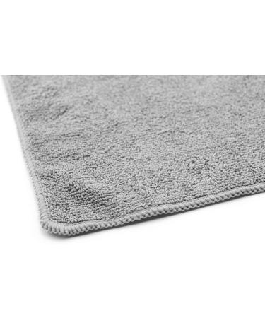 The Rag Company Sport & Workout Towel 3-Pack - Gym Exercise Fitness Spa - Ultra Soft 320gsm Microfiber - Fast Drying & Super Absorbent - 16in x 27in - Ice Grey - Buy Online on GoSupps.com