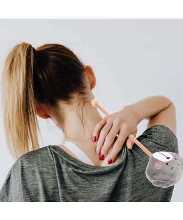 Toyvian Manual Back Massager - Ergonomic Wooden Handle Massage Tool for Neck Shoulder & Athletes - Buy Online on GoSupps.com