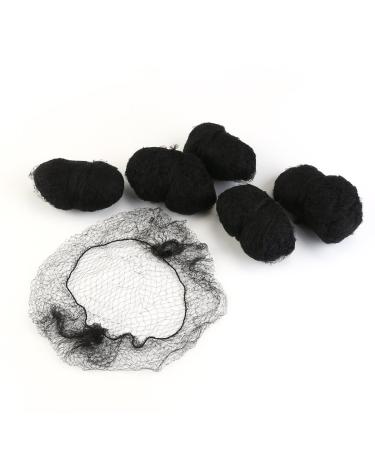 100 Pcs Hair Nets - Invisible Elastic Edge Mesh for Wig & Bun Fixation - Black Ladies Hair Accessories - Buy Online on GoSupps.com