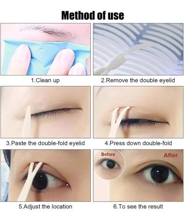 Verdant Touch Mesh Double Eyelid Tape Lace Mesh Double Eyelid Lifter Strips 1 Roll Adhesive-Free Tweezers Fork Rod Eye Lift Tape - Buy Online on GoSupps.com