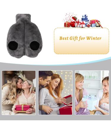 Limer Electric-Free Foot Warmer - 2L Hot Water Bottle for Warm Feet - Large 40x36cm Gray - Ideal for Adults & Kids - Buy Online on GoSupps.com