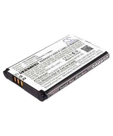 Battery Replacement for Lightspeed Tango Aviation A500 806-00001-000