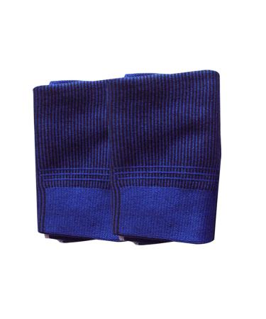 SystemsEleven Knee Support - Elastic Compression Bandage for Joint Pain & Sprains (2 Pack, Blue) - Men & Women - Buy Online on GoSupps.com