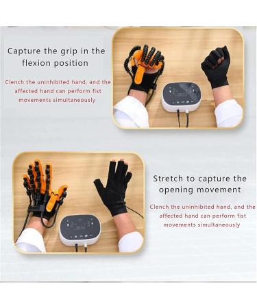 ZZBB Rehabilitation Robot Gloves Stroke Hemiplegia Finger Wrist Training Equipment Finger Straightening Brace Guard Protector for Patients with Hand Dysfunction Left Large - Buy Online on GoSupps.com