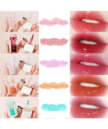Mirror Water Lip Gloss: Waterproof Moisturizing Liquid Lipstick - 5 Colors | Makeup Cosmetic - Buy Online on GoSupps.com