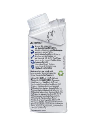 All in Complete Protein Meal Vanilla 14x200ml | High-Caloric Milk-Based Drink for Rapid Weight Gain | International Shipping Available - Buy Online on GoSupps.com