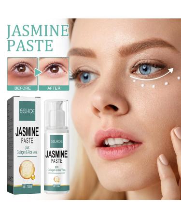 Jasmine Ointment for Dark Circles & Wrinkles | 2PC Eye Cream with Collagen & Aloe - Buy Online on GoSupps.com
