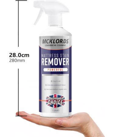 McKLords Commercial Mattress Stain Remover 1 Litre - Buy Online on GoSupps.com