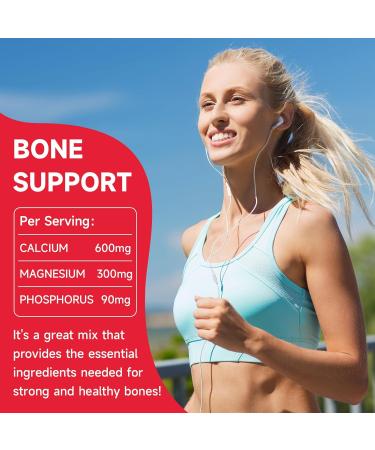 Calcium Magnesium Zinc Gummies with High Absorption Magnesium 300mg Calcium Supplement with D3 for Bone Muscles & Immune Support for Kids & Adults Strawberry Flavor 120 Count 60 Count (Pack of 2) - Buy Online on GoSupps.com