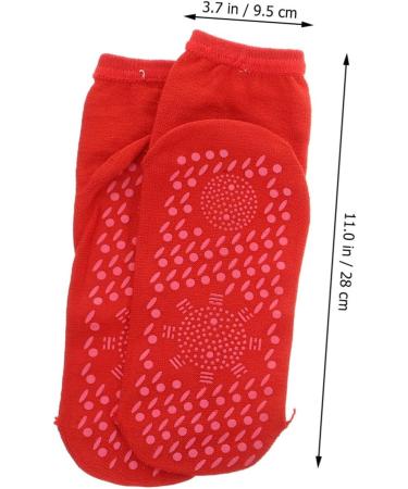 ToddMomy Self-Warming Socks - 6 Pairs of Unisex Foot Warmers for Women & Kids | Cozy Cotton Massage Slippers - Buy Online on GoSupps.com