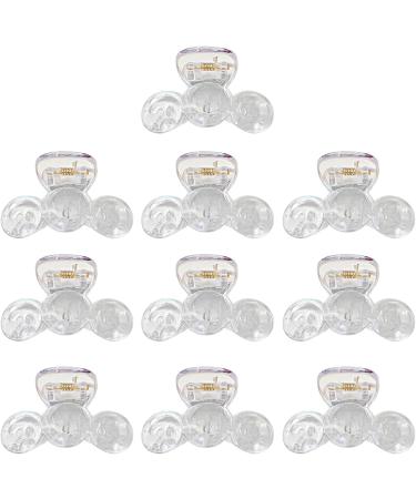 10 Pack Acrylic Hair Pins DIY Hair Accessories Hair Clamp Hair Barrette Clear Hair Grips Acrylic Material For Children DIY Hair Accessories - Buy Online on GoSupps.com