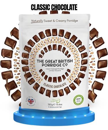 GreatBritish Porridge Pick N Mix - Choose From 3+ Flavours | Blueberry & Banana Classic Chocolate Red Berry & Pumpkin | Gift Set for Oats Lovers Pack 4 (385g) 385.00 g (Pack of 4) - Buy Online on GoSupps.com