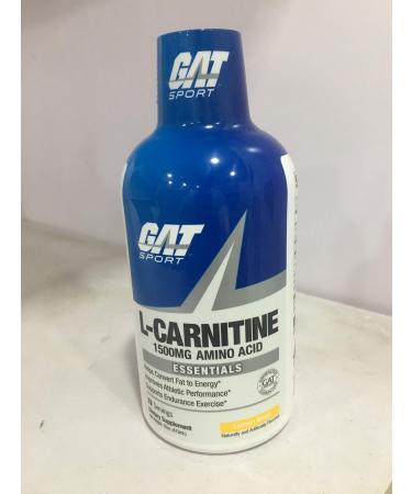 GAT L-Carnitine, Amino Acid, Lemon Blast, 1,500 mg, 16 oz (473 ml)