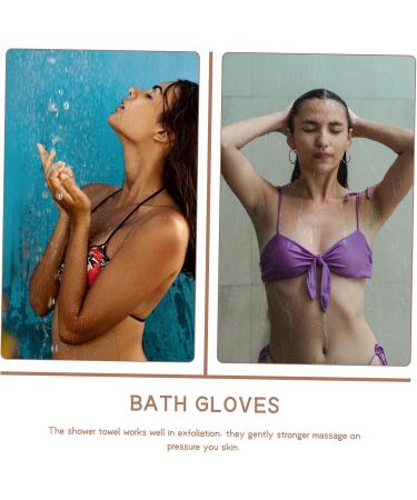 POPETPOP Back Bath Scrubbers Woven Bathing Gloves - Buy Online on GoSupps.com