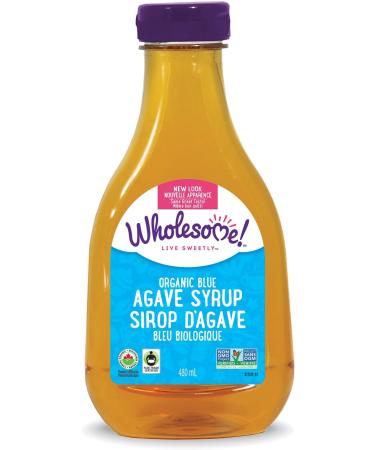 Wholesome Sweeteners Organic Blue Agave Syrup 480ml & Organic Blue Agave Syrup 240ml - Buy Online on GoSupps.com