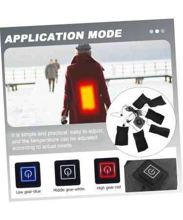 Pretyzoom USB Heating Pillows for Clothing | Winter Heating Film & Carbon Fiber Heat Pads - 2 Pack 12x8cm - Buy Online on GoSupps.com