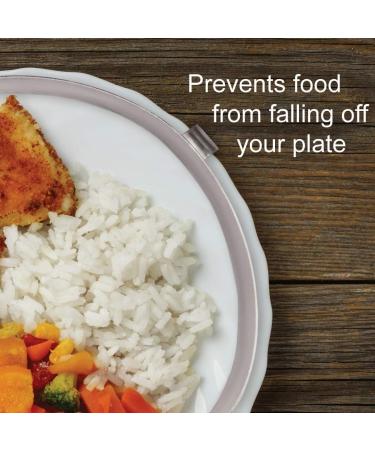 Rehabilitation Advantage Stainless Steel Clip-On Food Guard 1 count - Buy Online on GoSupps.com