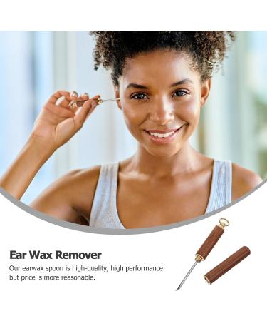 Ear Keychain Wax Tool - Gentle Earwax Curette Cleaning Tool for Baby, Kid & Adults - Brown - Buy Online on GoSupps.com