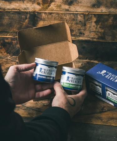 The Bluebeards Revenge Shaving Starter Set Vegan Friendly Gift Set includes Shaving Cream (150ml) and Post Shave Balm (150ml) - 2 Piece - Buy Online on GoSupps.com