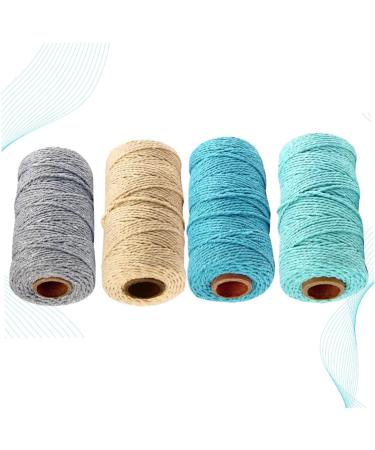Coheali 8 Rolls Twisted Cord Rope - Natural Kitchen Thread for DIY Crafts Macrame Accessories & Gift Wrapping - High-Quality Nylon Cord for Tinkering & Baking - Buy Online on GoSupps.com