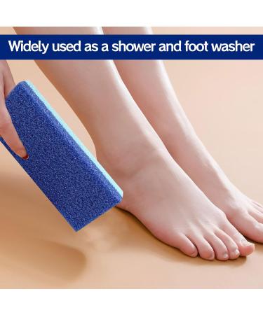 Pumice Stone for Feet 4 Pcs Pumice Stone Double Sided Foot Scrub Suitable for Home and Beauty Salons Foot Pumice Stone Hard Skin Callus Remover and Scrubber Foot Pumice Stone for Feet - Buy Online on GoSupps.com