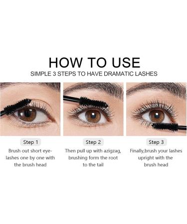 Lovelycat Waterproof anti sweat non discoloration dyeing long roll thick eye black black plump eye black lengthening thickness curling eyelashes for a long time (1PC) - Buy Online on GoSupps.com