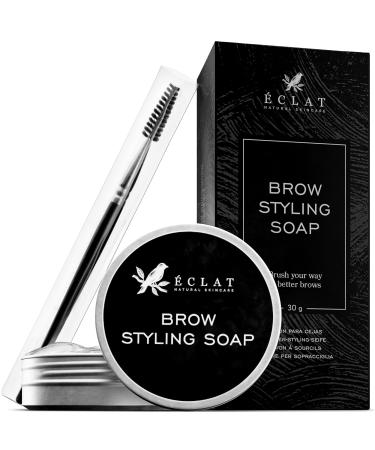 Eclat Skincare Clear Eyebrow Styling Soap with Angled Spoolie - Long Lasting  Smudge Proof with Natural Fixing Agents - No Flaking with Coconut Oil  Glycerin and Aloe Vera - 100% Vegan - Buy Online on GoSupps.com
