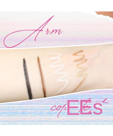 Holds Gel Eyeliner Set of 4 Waterproof and Smudge Resistant Makeup Smooth Eye Liner Gel Eye Line Pen for Women and Girls Travel Dating Party Work Sports - Buy Online on GoSupps.com