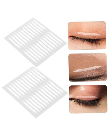 FOMIYES 30 Sheets Eyelid Transparent White Tapes Double-Side Double Sides Creative Stickers Practical 2.7x0.4x0.1cm White - Buy Online on GoSupps.com