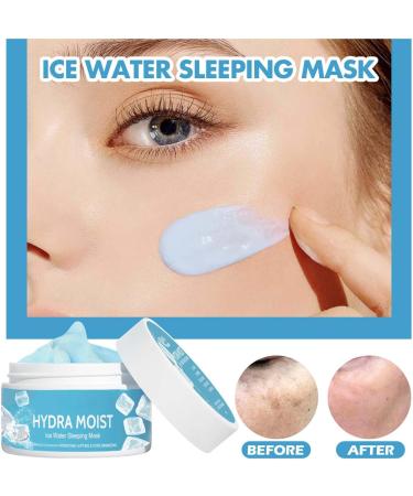 Hydra Moist Ice Water Sleeping Mask Hydramoist bio-collagen real deep mask Ice Water Moisturizing Night Mask Mask beauty skin Moisturizing Skin Care Lotion for Dryness - Buy Online on GoSupps.com
