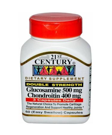 21st Century Glucosamine 500Mg & Chondroitin 400Mg Capsules 60 Ct (5 Pack)