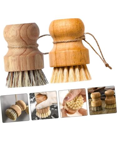 Solustre 2-Pack Dishware Dishwasher Brushes | Kitchen Scrubbing Brush for Cast Iron & Vegetables - Durable Pot & Grill Cleaning Tools - Buy Online on GoSupps.com